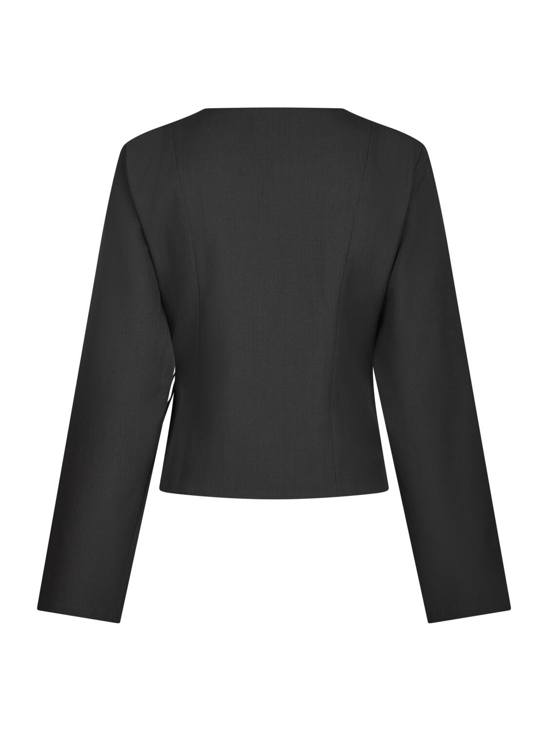 Simmi Eyelet bluse - mørkegrå